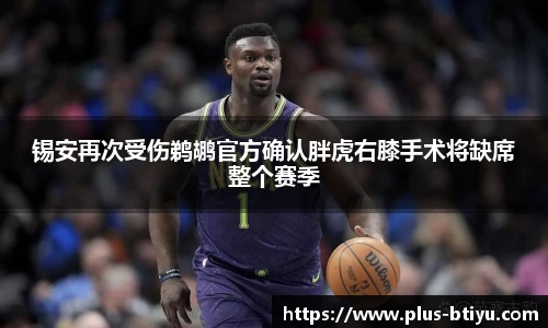 锡安再次受伤鹈鹕官方确认胖虎右膝手术将缺席整个赛季